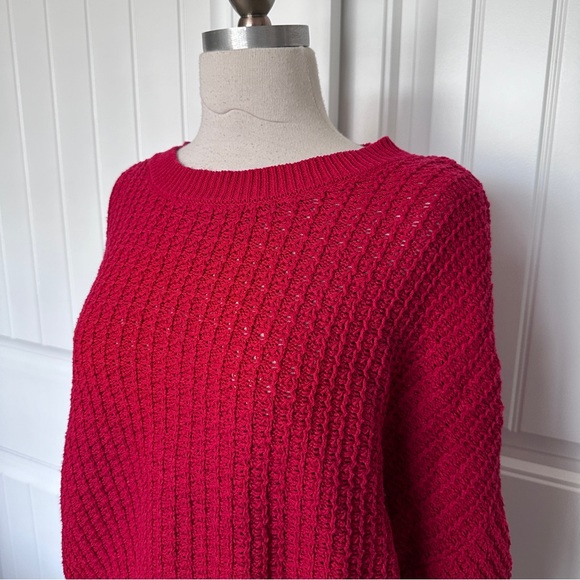 Pink Lily Red Sweater - Picture 2 of 6